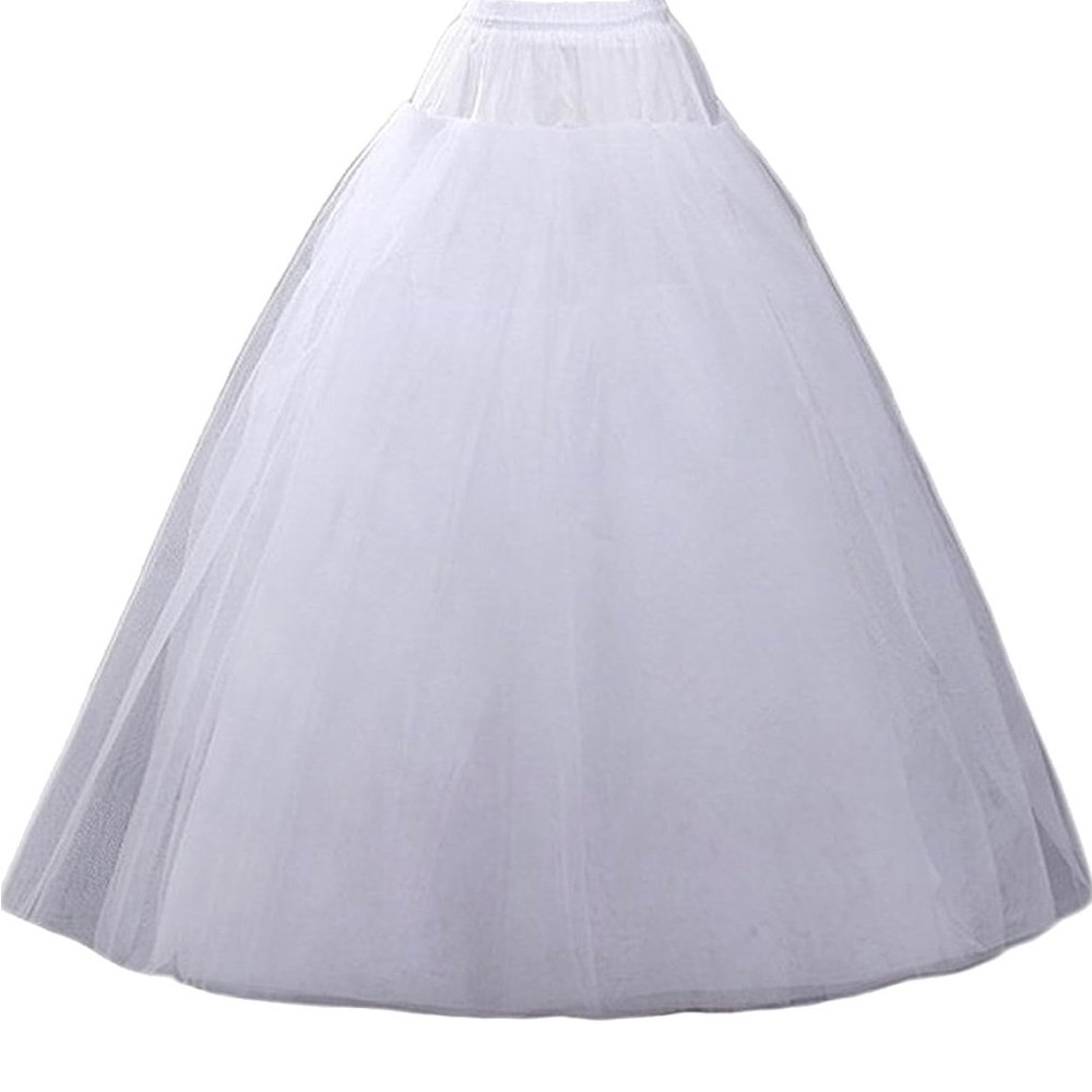 - Hoopless Petticoat Crinoline Underskirt Slips Wedding Accessories